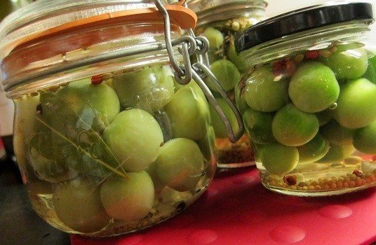 Виноград маринованный на зиму под оливки