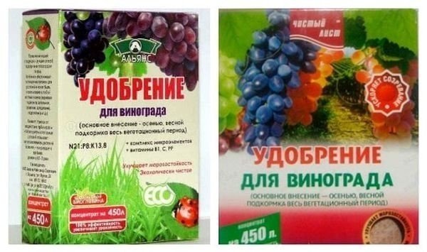 Удобрения для винограда «чистый лист»